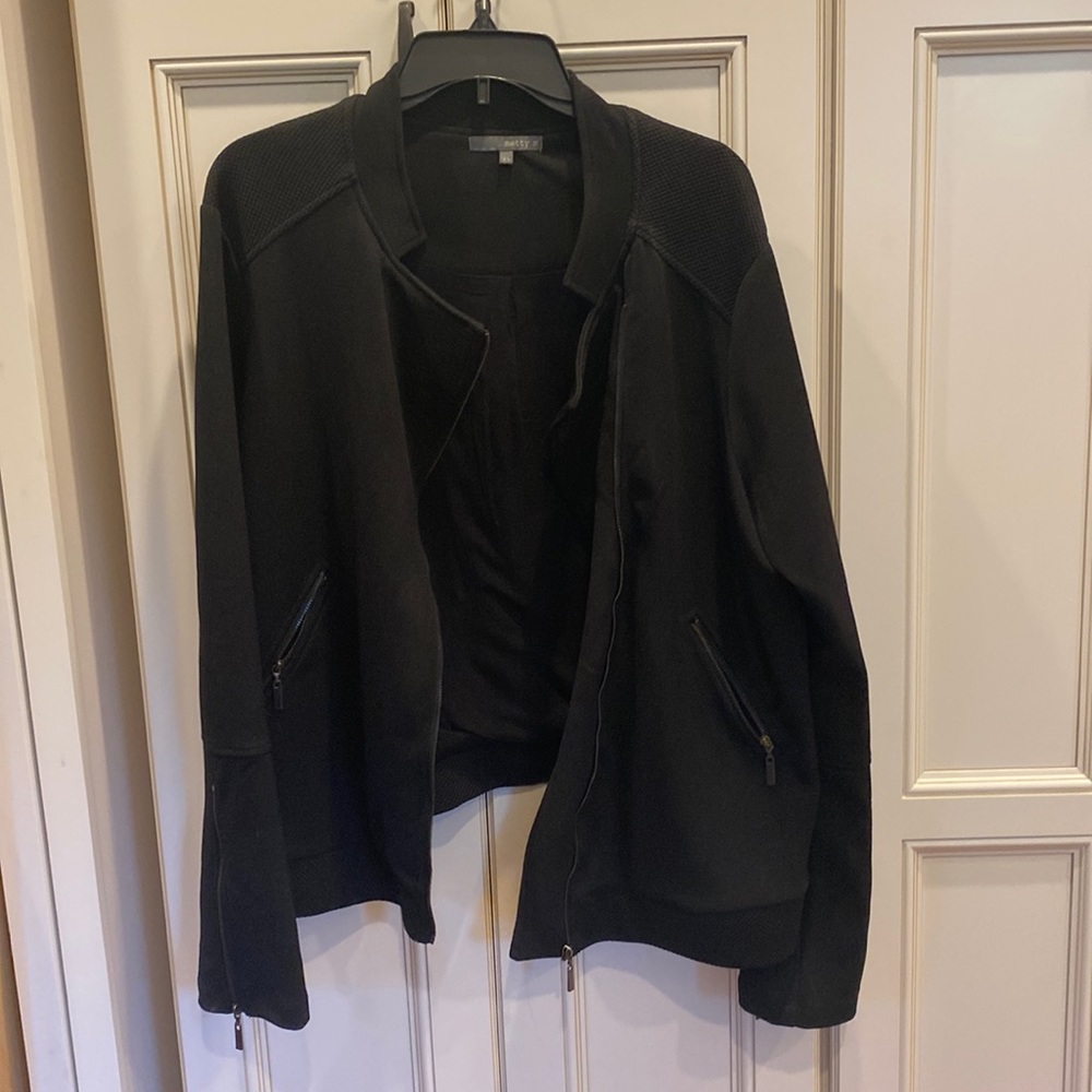 Black jacket.